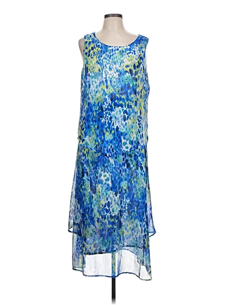 Pre-owned Draper's & Damon's Cocktail Dress In Blue