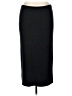 Eileen Fisher 100% Wool Solid Black Gray Wool Skirt Size L - photo 1