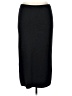 Eileen Fisher 100% Wool Solid Black Gray Wool Skirt Size L - photo 2