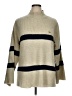 U.S. Polo Assn. Stripes Tan Turtleneck Sweater Size XL - photo 1