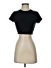 TNA Black Short Sleeve Turtleneck Size S - photo 1