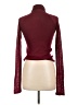 Commense Burgundy Red Long Sleeve Turtleneck Size L - photo 2