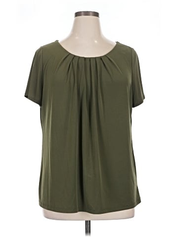 Liz Claiborne Career Short Sleeve Blouse (view 1)