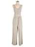 Dex Stripes Ivory Jumpsuit Size M - photo 1