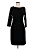 Anne Klein Solid Black Cocktail Dress Size 6 - photo 1
