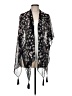 LC Lauren Conrad 100% Polyester Black Kimono One size - photo 1