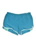 Asics 100% Polyester Color Block Teal Athletic Shorts Size M - photo 1