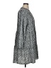Nine West 100% Polyester Print Gray Casual Dress Size XL - photo 4