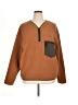 SATURDAYS NEW YORK CITY 100% Polyester Brown Pullover Sweater Size XL - photo 1