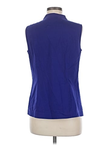 Lafayette 148 New York Sleeveless Button-Down Shirt (view 2)