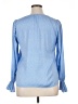 Lemon Tart 100% Polyester Blue 3/4 Sleeve Blouse Size 1X - photo 2
