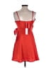 WAYF 100% Recycled Polyester Solid Red Cocktail Dress Size XS - photo 2