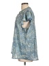 Cocomo Paisley Blue Short Sleeve Blouse Size 1X - photo 5