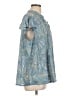 Cocomo Paisley Blue Short Sleeve Blouse Size 1X - photo 4