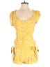 Poupette St. Barth 100% Viscose Yellow Romper Size 8 (2) - photo 1