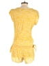 Poupette St. Barth 100% Viscose Yellow Romper Size 8 (2) - photo 2