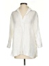 Zara Ivory 3/4 Sleeve Button-Down Shirt Size XS - photo 1