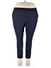 Lemon Way Polka Dots Blue Casual Pants Size 18 - photo 1