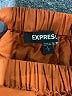 Express 100% Cotton Orange Short Sleeve Blouse Size L - photo 7