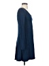 Express Solid Blue Casual Dress Size XS - photo 4