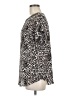Buffalo by David Bitton 100% Polyester Animal Print Silver Short Sleeve Blouse Size M - photo 5