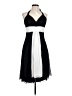 Assorted Brands Color Block Black Cocktail Dress Size L - photo 1