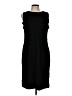 Apt. 9 Houndstooth Black Casual Dress Size L - photo 1