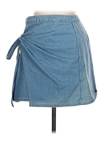 Shein Denim Skirt (view 2)