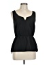 Volcom 100% Polyester Black Sleeveless Blouse Size 12 - photo 1