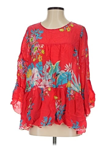 Johnny Was 3/4 Sleeve Blouse (view 1)