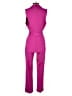 Black Halo Solid Pink Jumpsuit Size 8 - photo 2