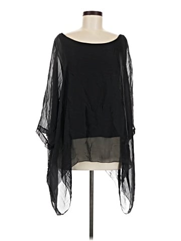 Meo Meli 3/4 Sleeve Silk Top (view 1)