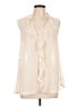 Mittoshop 100% Polyester Ivory Sleeveless Blouse Size L - photo 1