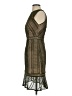 Marie Oliver 100% Polyester Graphic Brown Cocktail Dress Size 2 - photo 5
