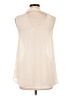 Mittoshop 100% Polyester Ivory Sleeveless Blouse Size L - photo 2