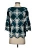 Kindred 100% Rayon Teal 3/4 Sleeve Blouse Size S - photo 2