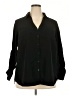 41Hawthorn 100% Polyester Black 3/4 Sleeve Blouse Size 2X - photo 1