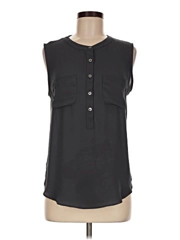 Ann Taylor LOFT Sleeveless Button-Down Shirt (view 1)