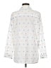 Subtle Luxury Polka Dots White Long Sleeve Blouse Size M - photo 2