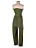 Forever 21 Solid Green Jumpsuit Size M - photo 2