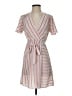 Monteau Stripes Pink Casual Dress Size S - photo 1
