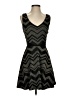 Bebop Chevron-herringbone Black Cocktail Dress Size S - photo 1