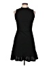Caution to the Wind Solid Black Cocktail Dress Size L - photo 1