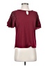 Assorted Brands 100% Polyester Burgundy Short Sleeve Top Size S - photo 1