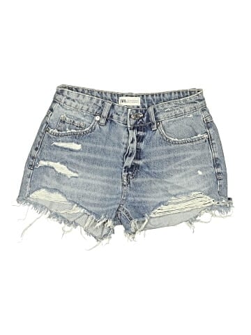 Zara Denim Shorts (view 1)