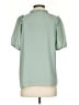 Pleione 100% Polyester Green Short Sleeve Blouse Size XS - photo 2