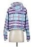 Outdoor Voices 100% Polyester Plaid Purple Pullover Sweater Size XS - photo 2
