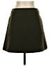 Express 100% Polyester Solid Green Casual Skirt Size 2 - photo 1