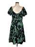 BCBGMAXAZRIA Print Green Cocktail Dress Size L - photo 1