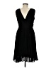 Lulus 100% Polyester Solid Black Cocktail Dress Size M - photo 2